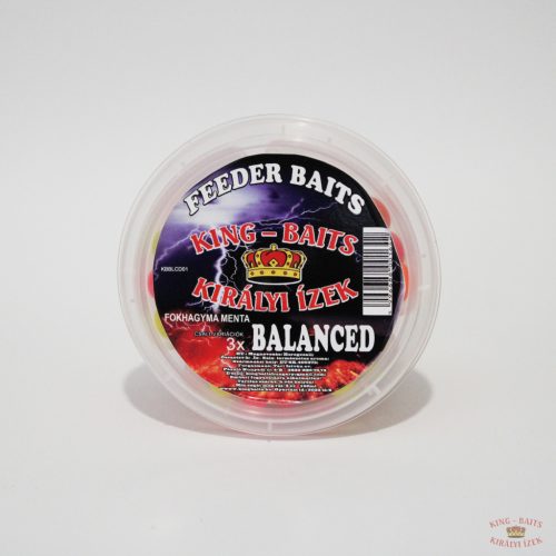 King-Baits Balanced Csalivariációk 3X - Fokhagyma-Menta