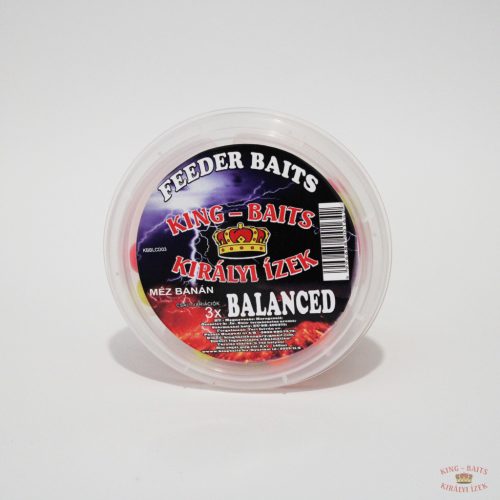King-Baits Balanced Csalivariációk 3X - Méz-Banán