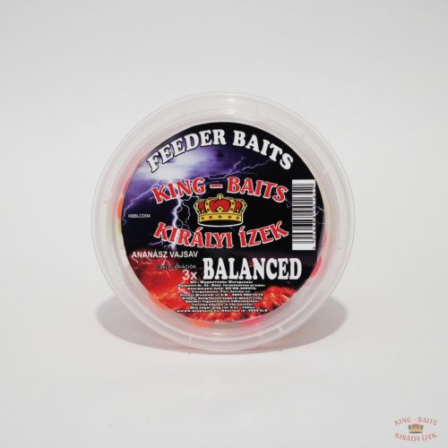 King-Baits Balanced Csalivariációk 3X - Ananász-Vajsav