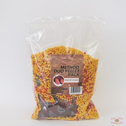 King-Baits Method Duo Pellet Pack 750g - Frankfurti Kolbász