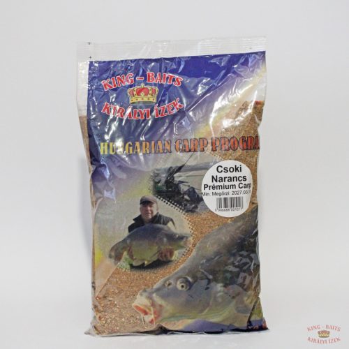 King-Baits Prémium Carp Etetőanyag 1kg - Csoki-Narancs