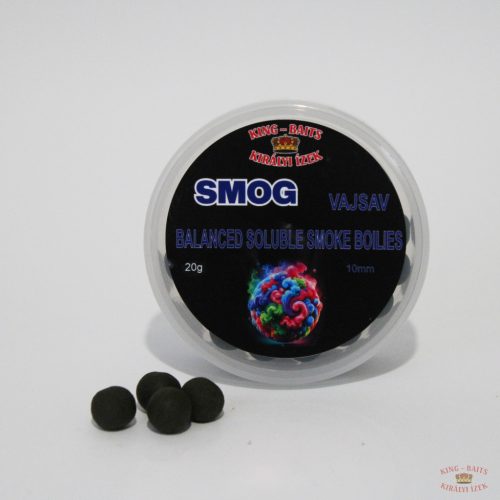 King -Baits SMOG Balanced Soluble Smoke Boilies 10 MM - Vajsav